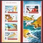 DZ3874 ! Imperf 2015 Solomon Islands Sea Water Birds Fauna #3122-25+BL406 Mnh. Fixed Price $10.00.