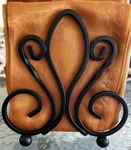 Spectrum Patrice Napkin Holder Vertical Black Heavy Ball Feet. Fixed Price $18.00.