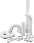 Plumb Craft Complete Bathroom Sink Drain Repair Kit, White (15 Piece). Fixed Price $45.89.