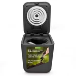 Nutrichef Food Waste Bin- 3 Liters Garbage Countertop, Eco-friendly (grey). Fixed Price $199.99.