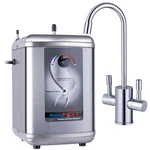 Ready Hot 1300W Instant Water Dispenser, Polished Chrome Dual Handle Faucet. Fixed Price $175.00.