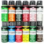Craft Paint Multi-surface Satin Acrylic Water Based 2OZ Bottle. Fixed Price $9.95.