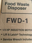 Insinkerator 1/3 Hp Food Waste Disposer FWD-1 (new). Fixed Price $89.99.