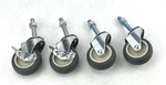 Set Of (4) Maytag Wringer 3" Casters Wheels For Round Tub Washers. Fixed Price $69.99.
