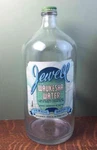 Vintage Jewell Waukesha Wisconsin Water Bottle One Gallon W/ Label Chicago Ill.. Fixed Price $39.99.