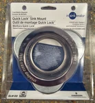 Insinkerator Mount QLM-00 Chrome Quick Lock Flange Food Waste Disposer. Fixed Price $14.95.
