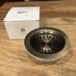 Brand New Box: Whitehaus RNW35 Antique Brass 3-1/2" Basket Strainer. Fixed Price $54.97.