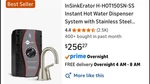 Insinkerator HOT-150 Instant Water Dispenser H-HOT150SN-SS New!. Fixed Price $169.00.