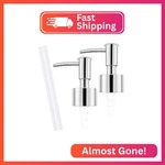 2PACK Silver Soap Dispenser Pump Replacement - For Lotion & Regular Gl. Fixed Price $8.18.