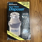 New Vintage 1996 Kenmore Food Waste Disposer 60509 3/4 Hp Discontinued Sears Oem. Fixed Price $215.00.