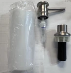 Kraus Counter-mounted Brushed Nickel Soap Dispenser Modern Refillable. Fixed Price $16.00.