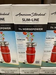 American Standard Slim Line 1.25 Hp Food Waste Disposer Disposal 12 Year Warrant. Fixed Price $127.49.