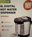 Nutrichef 4L Digital Hot Water Dispenser Auto Safety Lock, (4.227 Quart. Fixed Price $89.99.