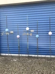 Lightning Rod Weathervane Ball Assortment Garden Design Patio Home Display Barn. Fixed Price $1375.00.