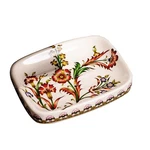 Ceramic Soap Dish - Creative Ice Crack Red Flower Pattern H.... Fixed Price $31.60.