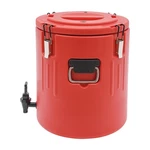 10.57 Gallon Insulated Beverage Cooler Stainless Steel Portable Water Red. Fixed Price $84.51.