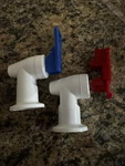 Water Cooler Clover Or Aquverse B7A-B7B Faucets Set White Cold And Hot. Fixed Price $18.00.