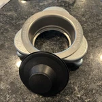 Insinkerator Garbage Disposal Flange Quick Lock Mount Kitchen With Plug. Fixed Price $9.00.