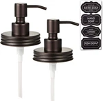 Mason Jar Liquid Soap Dispenser Lid Rust Proof Stainless Steel. Fixed Price $13.09.