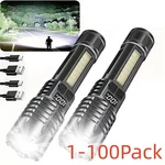1-100X 990000LUMEN Super Bright Led Tactical Rechargeable Flashlights. Fixed Price $169.99.