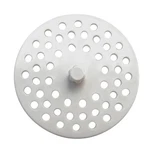 White Plastic Disposal Strainer Fits Most Kitchen Sinks, Universal. Fixed Price $13.37.