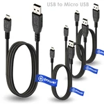 4 Pcs Micro-usb To Cable For Incredicharge I-10 / Clearmax Tech Ezo. Fixed Price $8.99.