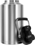 Insulated Water Bottle, Gallon Jug With Handle, 128 Oz Stainless Steel Large. Fixed Price $39.99.