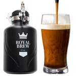 *new*royal Brew Nitro Cold Coffee Growler Dispenser Stainless Steel Black. Fixed Price $75.00.