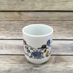 Vintage 1989 Peanuts Film Strip Characters Ceramic Water Glass Cup. Fixed Price $35.95.