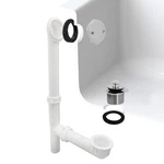 Westbrass A594244CP White Tubular Bath Waste Overflow Assembly With Twist &.... Fixed Price $32.78.