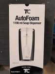 New Tc Autofoam 10-9/10 In. Wall Mount Soap Dispenser Black And White. Fixed Price $11.99.