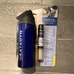 Katadyn Mybottle Purifier Blue Portable Water Filter Virusstat Cartridge. Fixed Price $34.43.