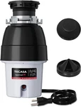 Tecasa 3/4 Hp Garbage Disposal 2700 Rpm Continuous Feed Food Power Corded. Fixed Price $99.99.