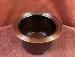 Botemy B9179 Extended Kitchen Sink Flange For 3.5" Hole-copper Color Stainless. Fixed Price $17.99.