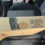Sloan Optima Plus ESD200-LT Electronic Soap Dispenser Mpn 3346052. Fixed Price $100.00.
