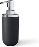 Junip Soap Pump Dispenser, Black/chrome. Fixed Price $31.99.
