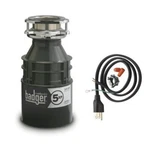 In-sink-erator BADGER5XPW/CORD 5XP, 3/4 Hp Household Garb. Fixed Price $219.11.