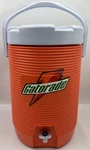 Vtg Gatorade Thirst Quencher 5 Gallon Orange Sideline Water Cooler Model 1683. Fixed Price $84.95.