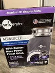 Insinkerator 3/4 Advanced Series Ledefense Quiet Garbage Disposer .75HP New. Fixed Price $199.00.