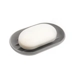 Umbra Touch Soap Dish For Bathroom - Modern Oval Shape W9 D14 H2CM, Grey. Fixed Price $21.19.