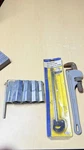 Homeowners Plumbing Tools, Pipe Wrench, Brasscraft Basin, Plumber Socket Set. Fixed Price $29.99.